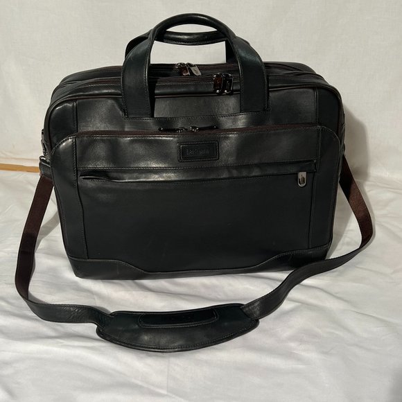 Hartmann Belting Leather Briefcase BLACK 16